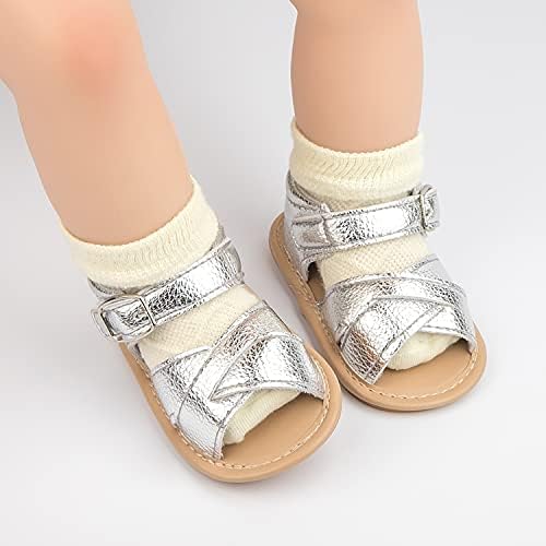 Gaisummi Baby Girls Sandals Summer Bowknot Sapatos infantis de berço