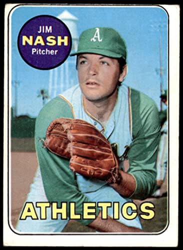 1969 Topps 546 Jim Nash Oakland Athletics Dean's Cards 2 - Good Athletics