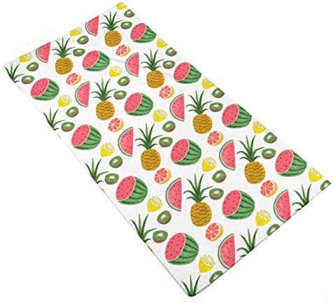Menina de melancia kiwi toalhas de mão de limão face pano de lavagem corporal panos macios com fofos estampados para