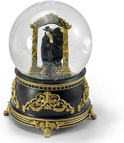 MusicBoxattic Phantom of the Opera - Phantom passando pelo espelho Water Globe - muitas músicas para escolher - Jingle Bells