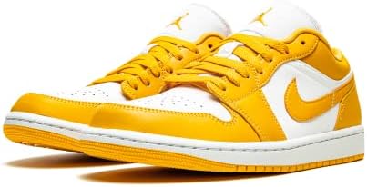 Jordan Mens Air Jordan 1 Low 553558 171 Pólen - Tamanho 11 Amarelo