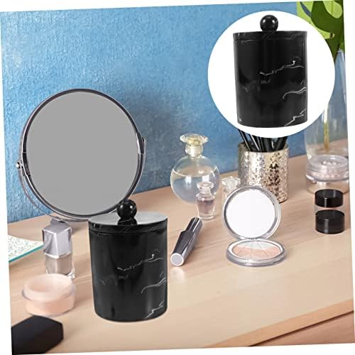 Zerodeko 1pc Caixa de coquetel de coquetel de coquetéis de barnia de mármore 1pc Caixa de maquiagem Caixa de maquiagem Cosmética Tanque de armazenamento Starte