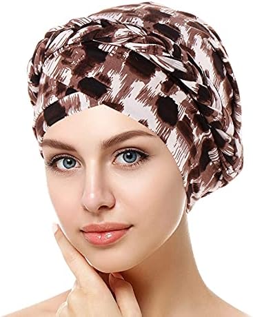 Mulher Moda Turbante Headwrap Flower Chemoie Hat Hat vintage A moda de cabeça de cabeça macia e confortável lenço