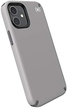 Speck Products Presidio2 Pro iPhone 12 mini capa, Catedral cinza/grafite cinza/branco