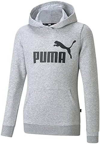 Puma Kids Boys Essentials Logo Capuz Casual Capuz Casual Capuz - Gray