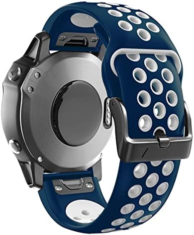 Daikmz 26 mm 22mm Colorido Silicone Watch Band Strap para Garmin Fenix ​​6x 6 Pro Fenix ​​5x 5 Plus 3 3HR Easy Fit Rapplel Release Wirstbands