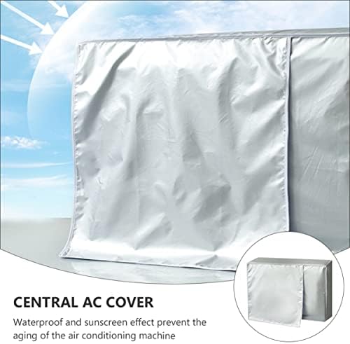 Solustre Janela Air Condicionado Móveis AC para Parte Protetor de Protetor de Air Universal Capas de Arão Capas de Pano Escritório