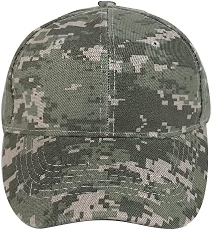 Camo chapéu para homens, mulheres, bordados clássicos de baixo perfil de algodão camuflagem de beisebol de beisebol Presentes