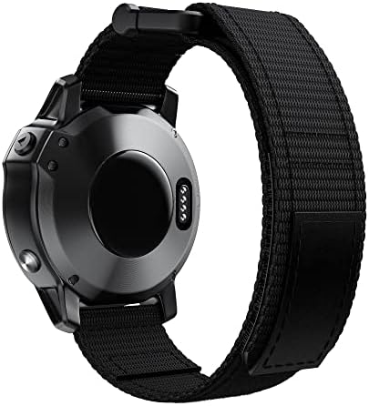 Ekins Sport Nylon trançado a faixa de órgãos da faixa de vigia para Garmin Fenix ​​7 7x 6x 6Pro 5x 5Plus 3HR EasyFit Raple Rlean 26 22mm pulseira