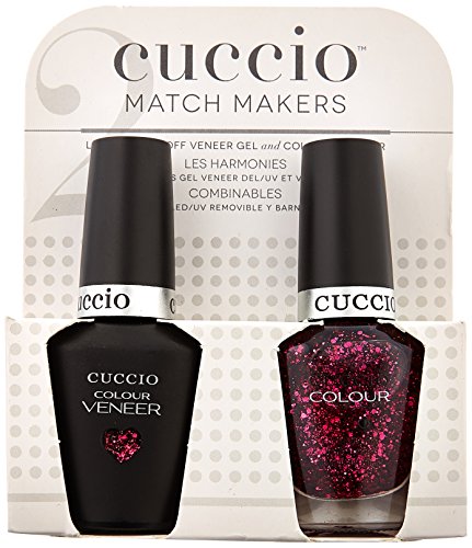 Cuccio Matchmaker - colorido laca de unhas e verniz em gel Polonês - Febre de Amor - Para Manicures e Pedicuras, Cobertura Completa