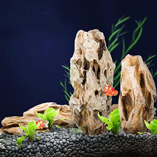 Hamiledyi 4,4 lb dragão aquário aquário rock aquascaping aquário de pedra perfeita decoração de paisagismo para tanques de peixes