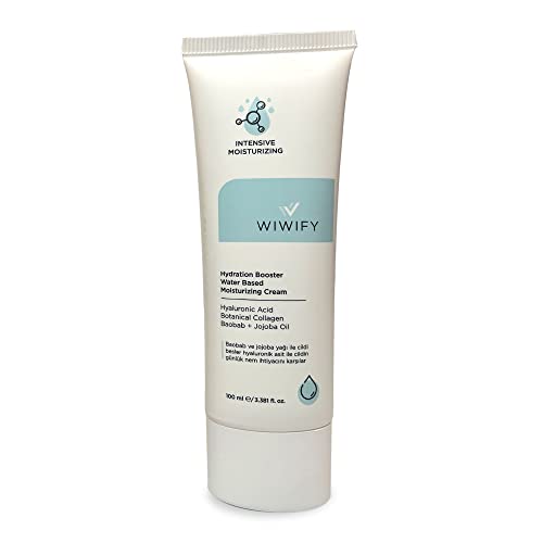 Wiwify Hydration Booster Basey Basey Cream | Creme facial com ácido hialurônico. Creme de água sem peso da pele. Creme de hidratação