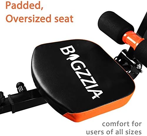 Bigzzia Abdominal Trainer, Core e Cadeira de Exercício de Rocket ABS com Rolo de espuma de alojamento em nível de ajuste ajustável Fitão