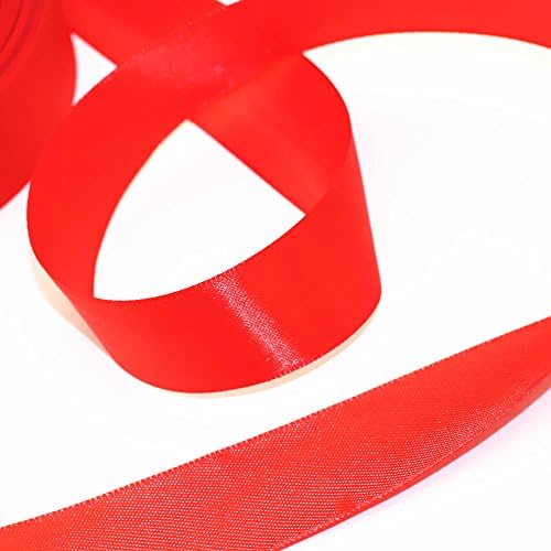 Swtool 1 Solid Setin Ribbon 50 jardas Roll para detalhes do casamento, projetos de costura, embalagem de presentes, enfeites de convite e projetos de artesanato etc.