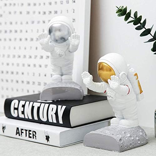 Lkjh Bookends ASSTRONAUS ASSUROS SPACEMAN ESTÁTIA ESTÁTIA DO LIVRADA DO LIVRATIVO DO LIVRO APORTA OS TERMINADOS PARA PRETAS ， STAMPERS