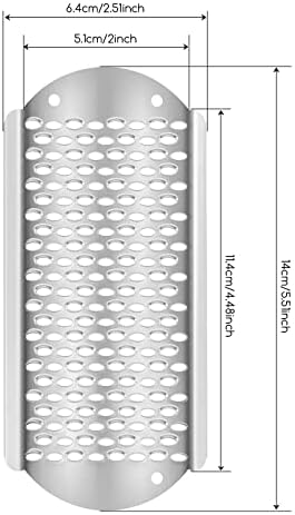 12 PCs Ralador universal de pés para pele morta, abrase de metal de aço inoxidável substituições, removedor de calos