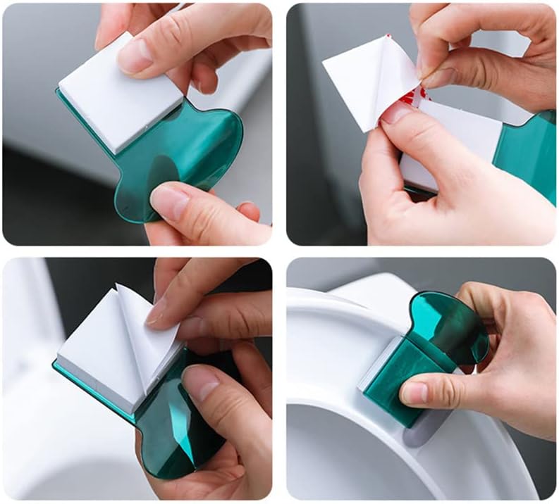 Dispositivo portátil transparente de elevação do banheiro do banheiro Evite tocar a tampa da tampa da tampa da ferramenta de acessórios