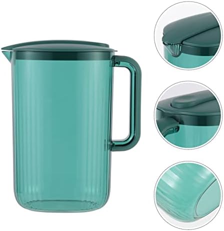 Chaleira de chá de gelo de vidro sherchpry, jarro de água da porta com alça, jarra de água fria de plástico para fazer chás e sucos recipientes de vidro