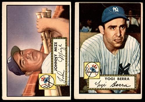 1952 Topps New York Yankees Low Number Team Definir New York Yankees GD+ Yankees