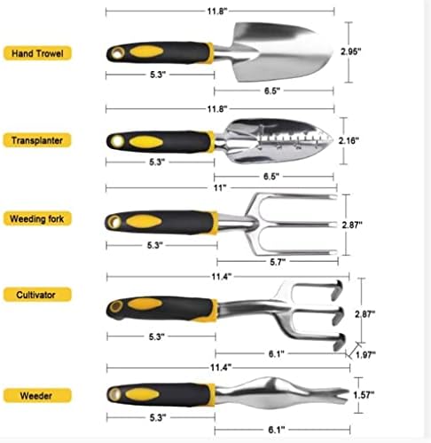 N/A Ferramentas de jardinagem Trowel, Rake, Cultivator, Ferramenta de Weeder com alça, ferramentas de bonsai de jardinagem de jardim (cor: a, tamanho