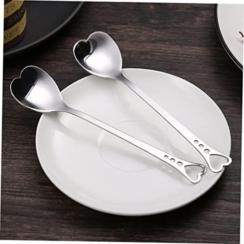 Luxshiny 4pcs Espresso colher japonês colher de geléia de geléia de colher mexer as colheres de coração colheres de café colher