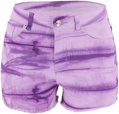 Shorts casuais para mulheres lounge de verão shorts de praia pura de coloração solta shorts de cintura alta de cintura