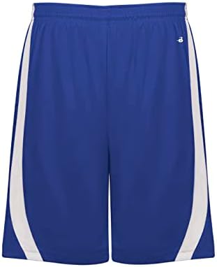 Badger Sport reversível shorts de juventude de 6 com tubulação lateral