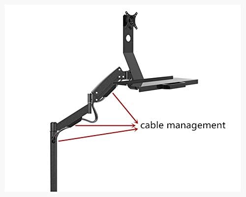 W815B ARM MEDOR GAS MOJO FULLIOTIVO MOVIMENTO PISTURO MONTAGEM MONTAGEM MONITOR DE MONITOR DO TELHO TV MONTAGEM DE TV STAN