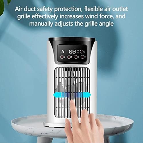 Fan Funnybsg portátil Fã de resfriamento para o quarto de casa - dormitório doméstico mais frio de IR, ventilador elétrico dos estudantes oscilantes, vento pequeno, escritório grande, refrigeração USB Refrigerador de ventilador