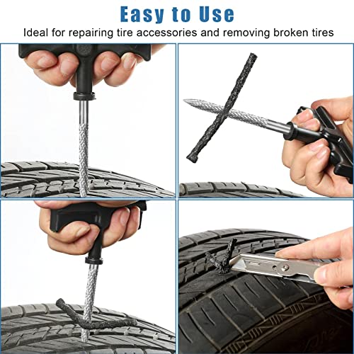 3* Aço Ferrilha de broca de aço Ferramentas de fios de fios de fios Ferramentas de reparo de pneus Ferramenta de carro