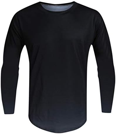 TENHEIRA DE MODAS HOMENS HOMENS Casual e confortável Gradiente Rampa Shader Sweater