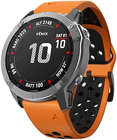 Axti Sport Silicone Watch Straps Band Bracelete de liberação rápida para Garmin Fenix ​​6x 6 Pro 5x 5 mais 3HR 935 945 Pulseira 22 26mm