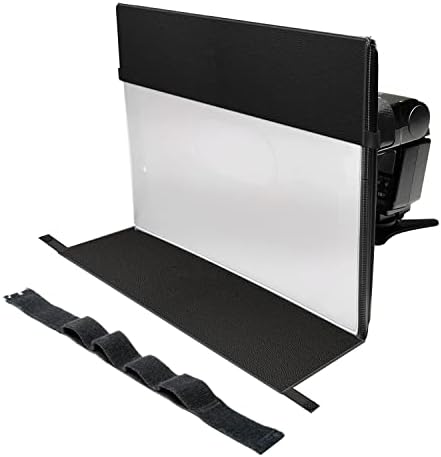 Lumiquest Stripbox, 2 em 1 Flash difusor Conjunto, Design clássico universal para flashes de câmera externos com UltraStrap