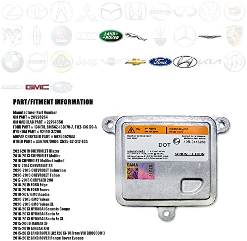 Iluminação Automotiva da DAMA A71177E00DG 20928264 D1S SUBSTITUIÇÃO Módulo de controle de lastro HID 3 Suporte de montagem