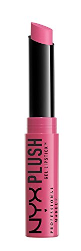 NYX Professional Makeup Plush Gel Lipstick, CORAL Névoa, 0,05 onça