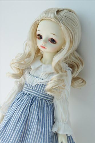 JD433 8-9 polegadas 21-23cm Adorável Doll Long Wave Doll Wigs 1/3 SD Syntetic Mohair BJD DOLL ACESSÓRIOS
