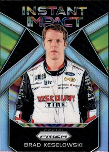 2018 Panini Prizm Instant Impact Prizm #5 Brad Keselowski Desconto Pneu/Team Penske/Ford Silver Prizm Nascar Racing Trading Card