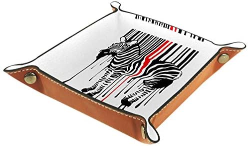 Abstrato vetor zebra silhueta com caixa de armazenamento de código de barras Cubas de cesta de cesta de recipientes para o escritório