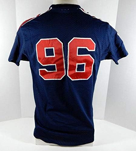 Final dos anos 80, California Angels #96 Game usou Jersey Batting Practice DP04621 - Jerseys MLB usada para jogo MLB