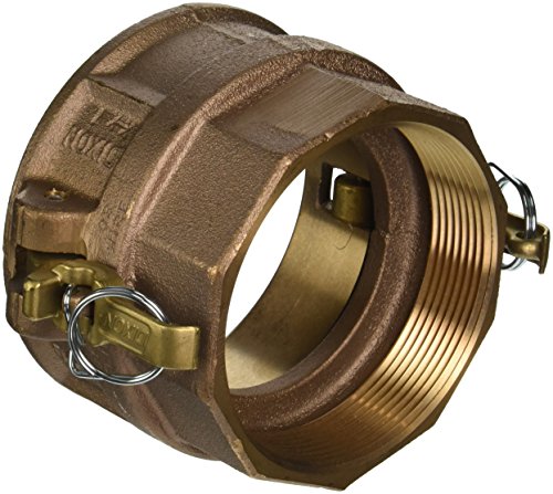 Dixon Valve BD400 Brass Boss-Lock Type D Cam e Groove Fitting, Socket X 4 NPT feminino