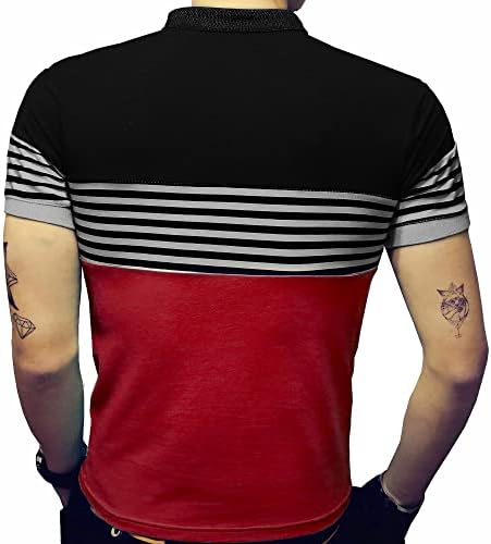 Kuboyee mass casual slim fit polo camisa de pólo