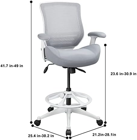 Boliss Ergonomic Office Computador Desenvolução da cadeira de cadeira de ajuste de ajuste da cintura do braço Função e com