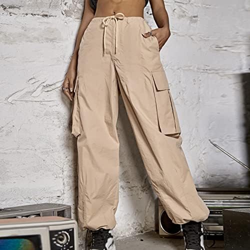 Miashui Women Calças Casual Plus Tamanho 2023 Calças de Cargo Mulher Relaxed Fit Baggy Women Pants Casual Ciust