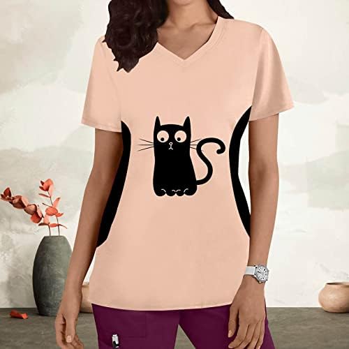 Camiseta de camadas para mulheres femininas plus size top v pesco