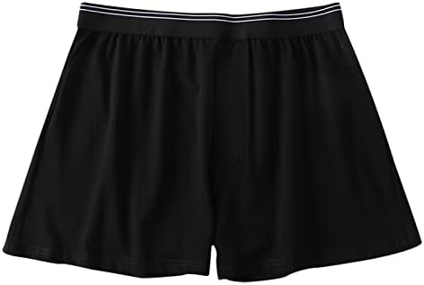 BMISEGM Men's Underwear masculino boxer Roupa Inferior Cotton Arrowhead Loose Plus Sizer Boxer Calças Casa de pijama shorts.