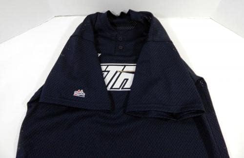 1994-96 Houston Astros Blank Jogo emitido na Marinha Jersey 42 172 - Jogo usou camisas da MLB usadas