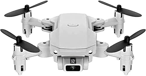 Qiyhbvr mini drone dobrável com vídeo de câmera para iniciantes para adultos, 4K HD Mini Drone para crianças, FPV RC Quadcopter, flip 3D, caixa de transporte externo