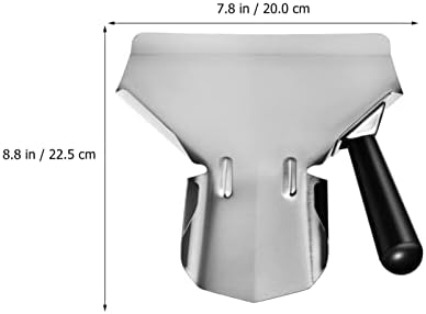 Secador de congelador upkoch congelador secador de liofilizador de aço inoxidável colheita de pipoca metal fry scoop servir scooper