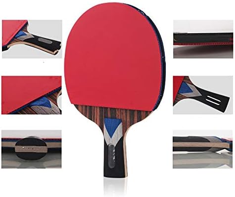 Teerwere ping ping pong paddle tênis raquete de tênis ébano intermediário e avançado jogo de raqueta reta Tiro profissional