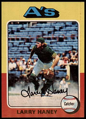 1975 Topps 626 Larry Haney Oakland Athletics NM+ Atletismo